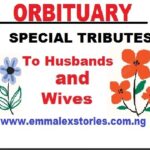 SPECIAL TRIBUTES TO LATE HUSBANDS AND WIVES
