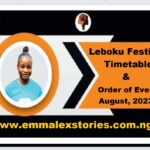 2023 Leboku Festival Timetable & Order of Events