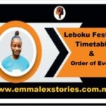 2025 Leboku Festival Timetable & Order of Events